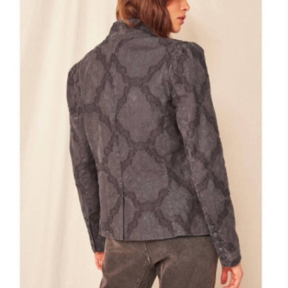 Free People | James Blazer Washed Black NEW Size S - Picture 5 of 9